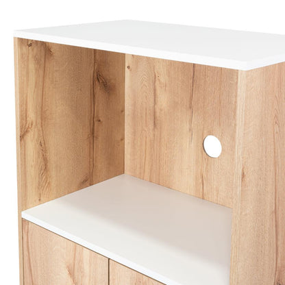 Mueble Microondas Bajo Ulmari 130X65  Duna Blanco