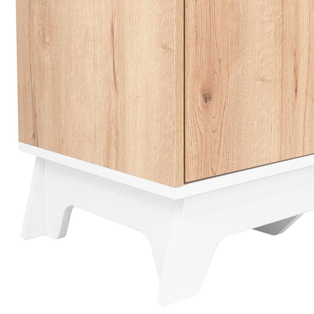 Mueble Microondas Bajo Ulmari 130X65  Duna Blanco