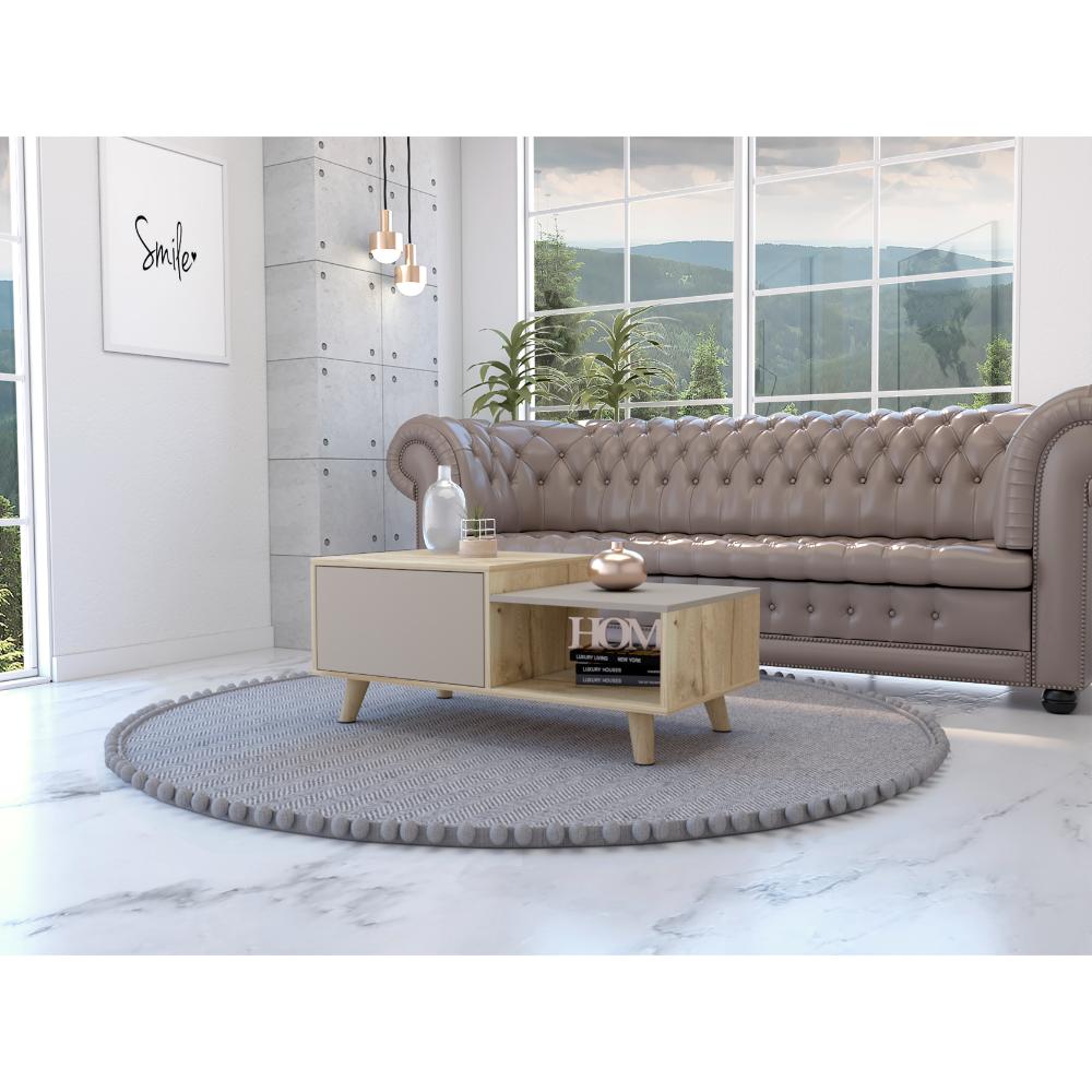 Mesa De Centro Konrad 100  Duna Taupe