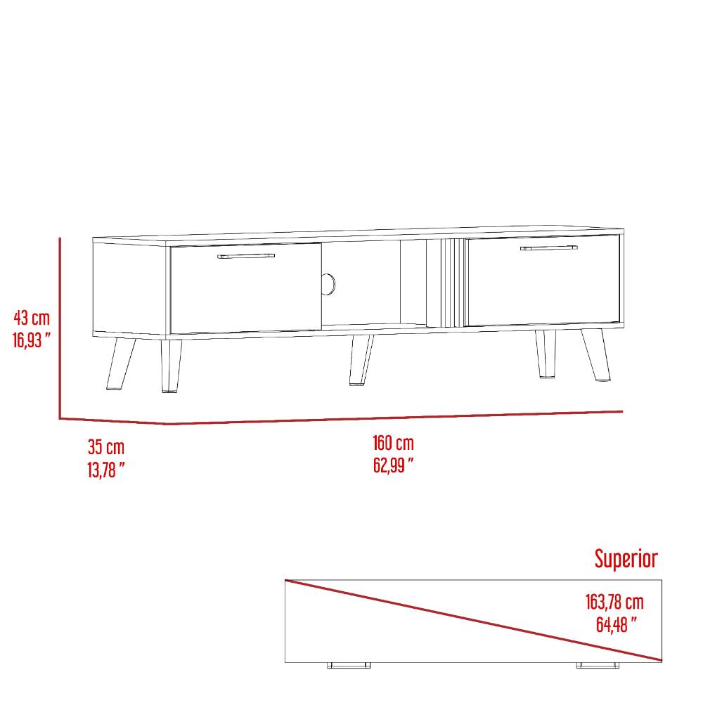 Mueble Tv 70'' Ekovia  Capri Fresno Europeo