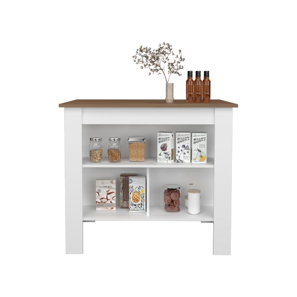 Barra De Cocina Serima Chocolate Y Blanco