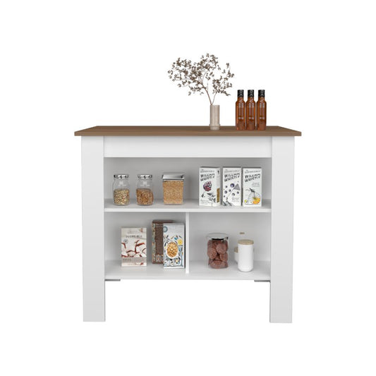 Barra De Cocina Serima Chocolate Y Blanco