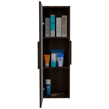 Gabinete De Baño Orvani Caoba Y Blanco