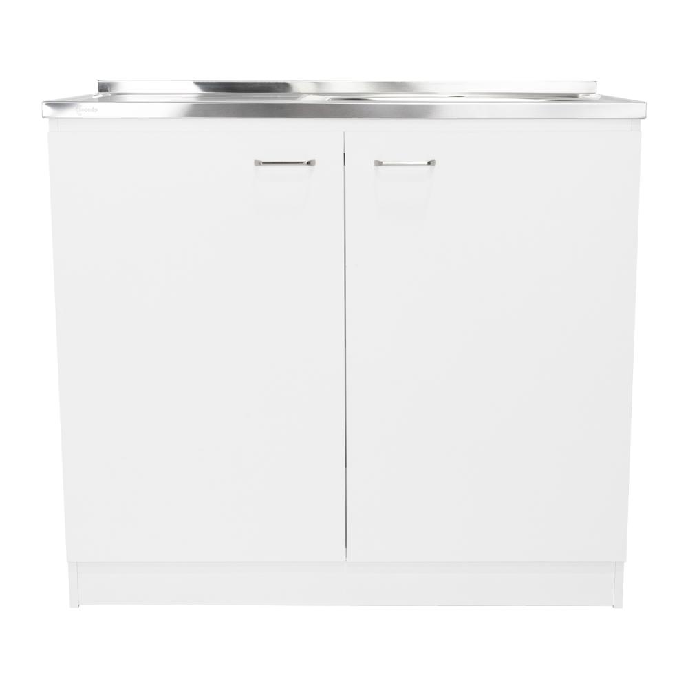 Gabinete Inferior Shelf Blanco 100 Cm
