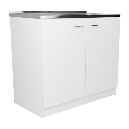 Gabinete Inferior Shelf Blanco 100 Cm
