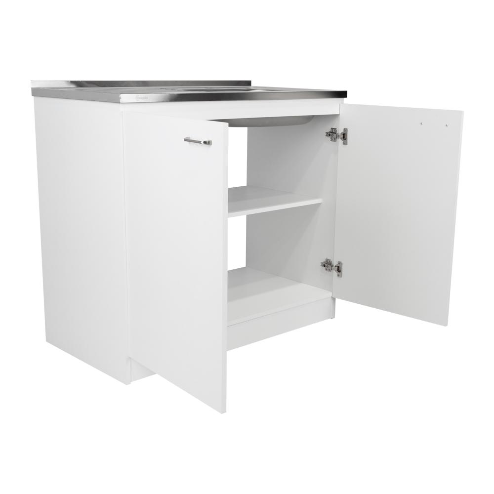 Gabinete Inferior Shelf Blanco 100 Cm