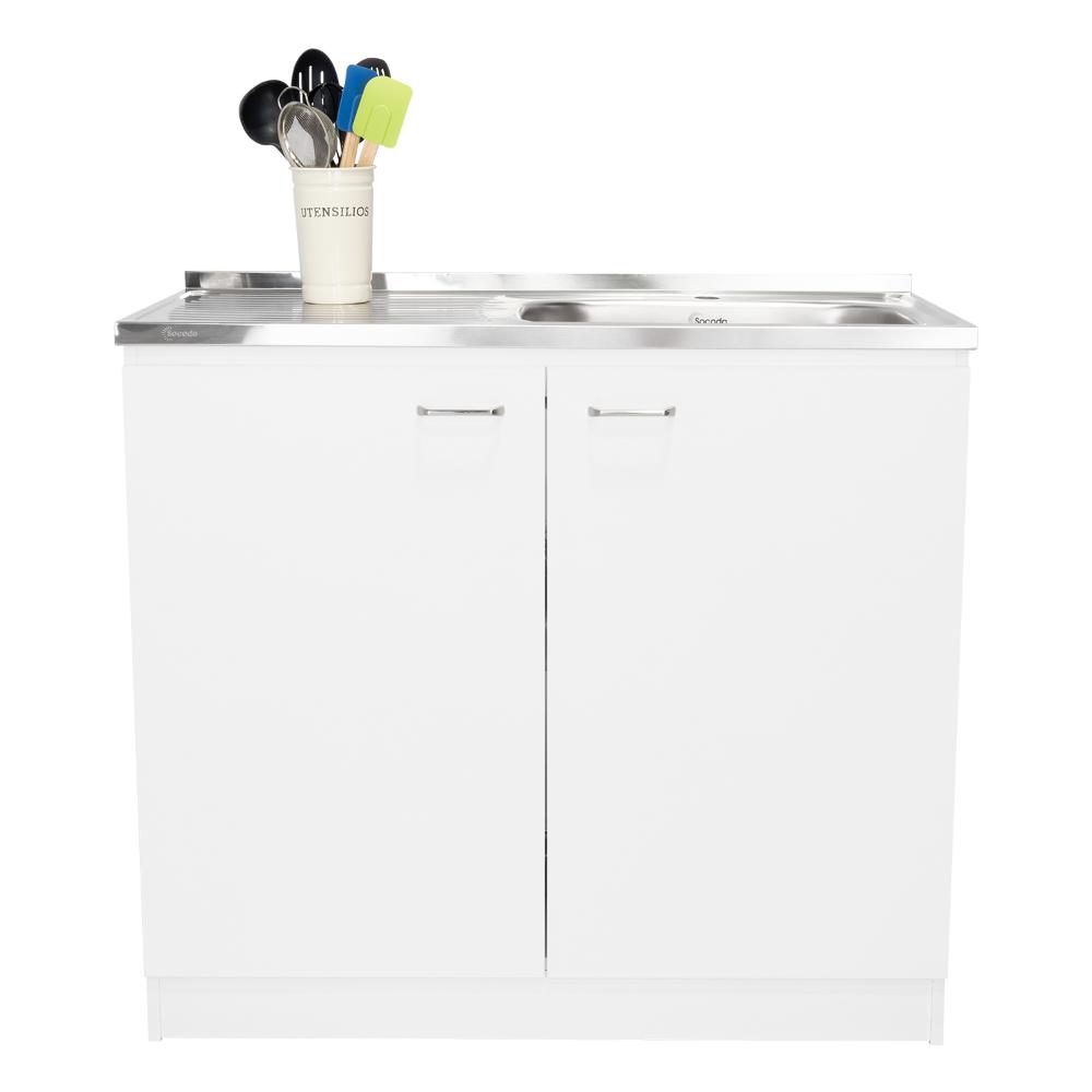Gabinete Inferior Shelf Blanco 100 Cm