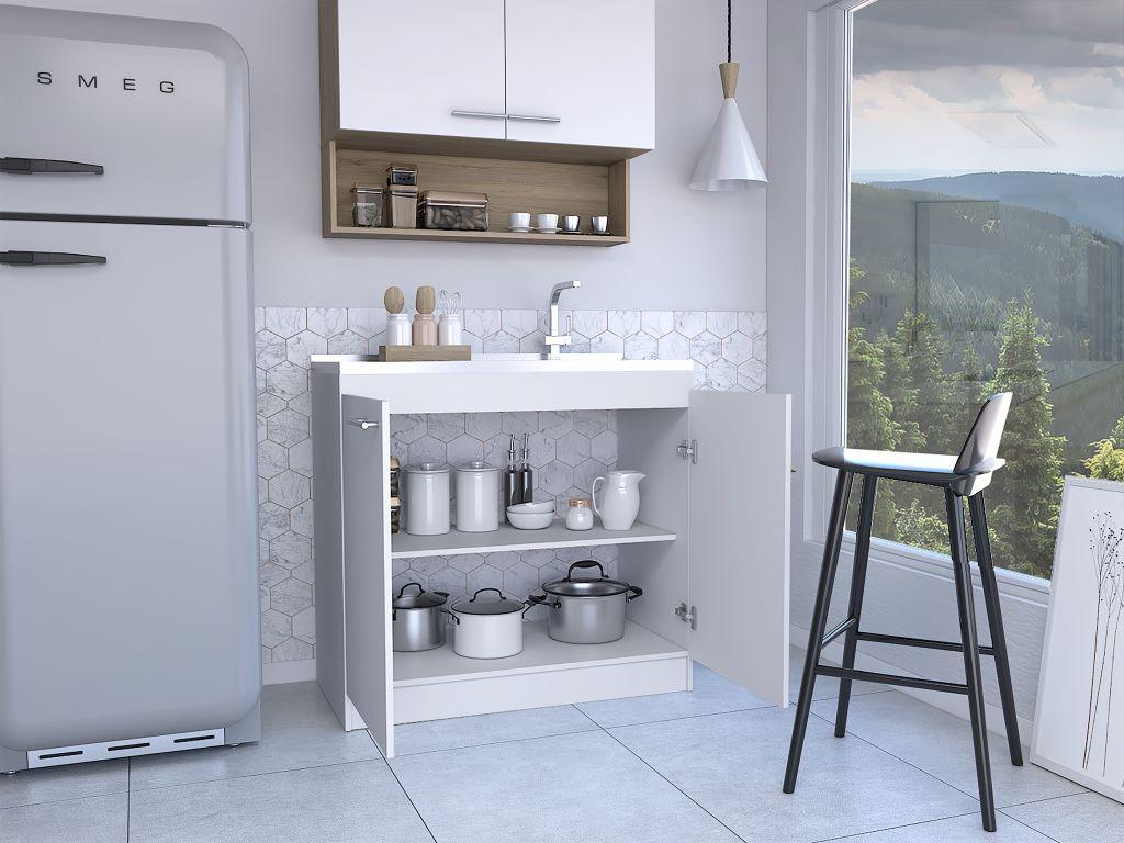 Gabinete Inferior Velmora Blanco 100 Cm