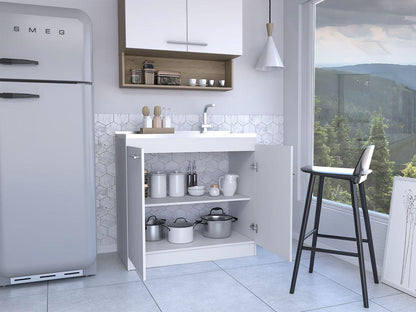 Gabinete Inferior Velmora Blanco 100 Cm