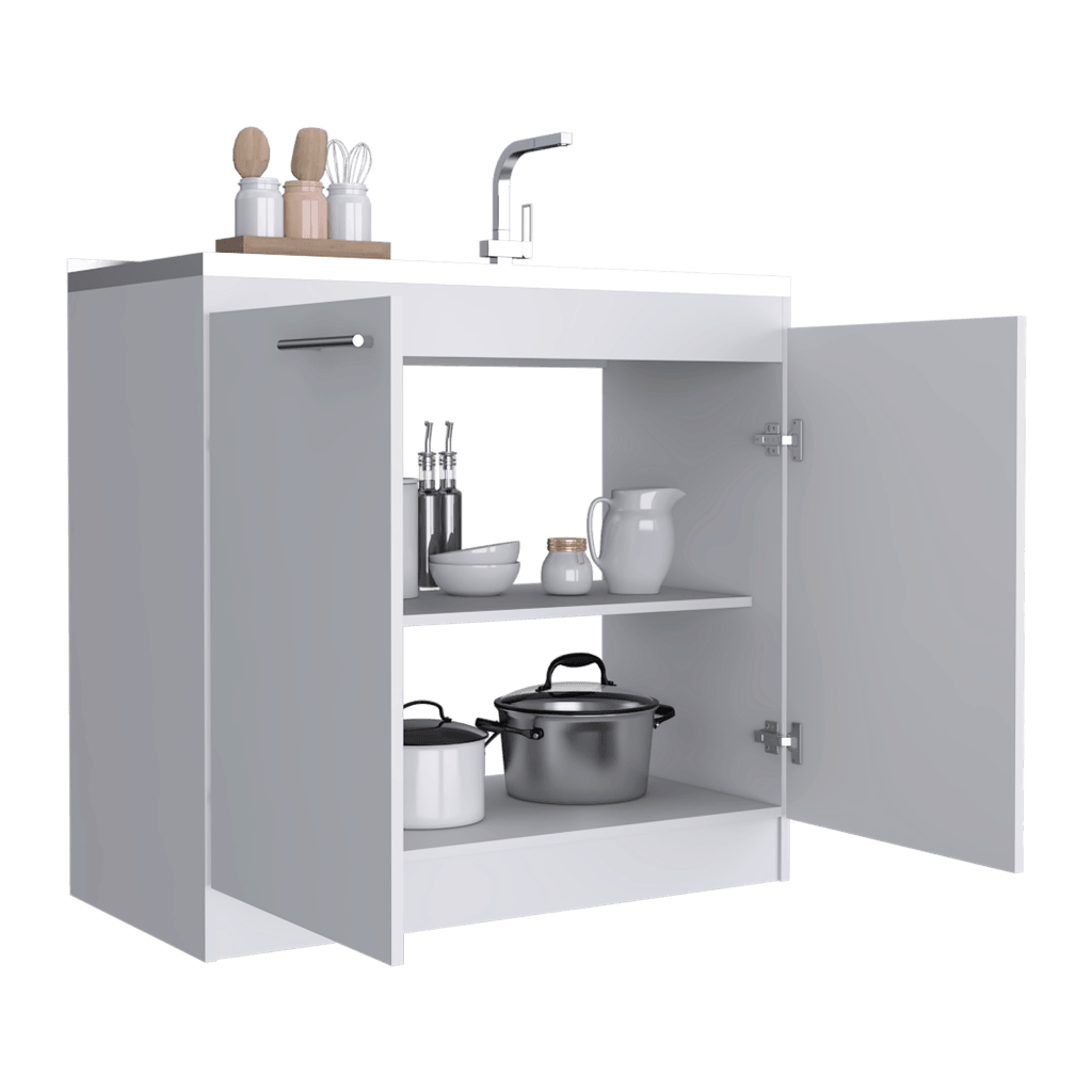Gabinete Inferior Velmora Blanco 100 Cm
