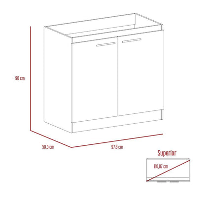 Gabinete Inferior Velmora Blanco 100 Cm