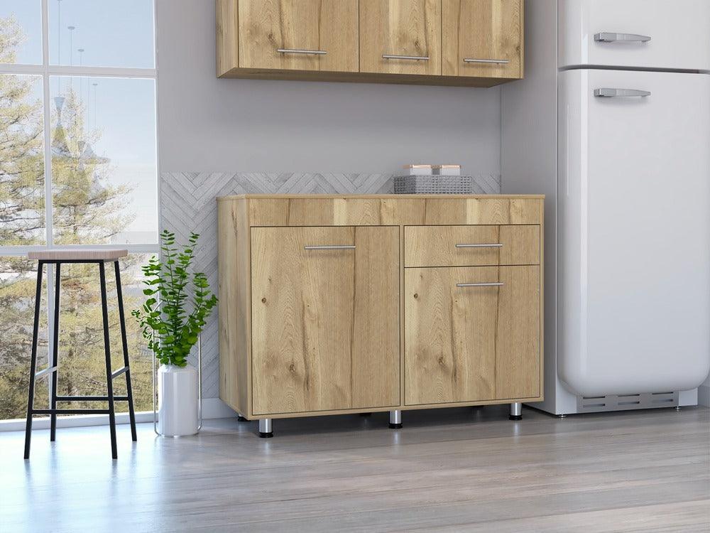 Modulo Inferior Kitchen Niko  Blanco Duna 120 Cm