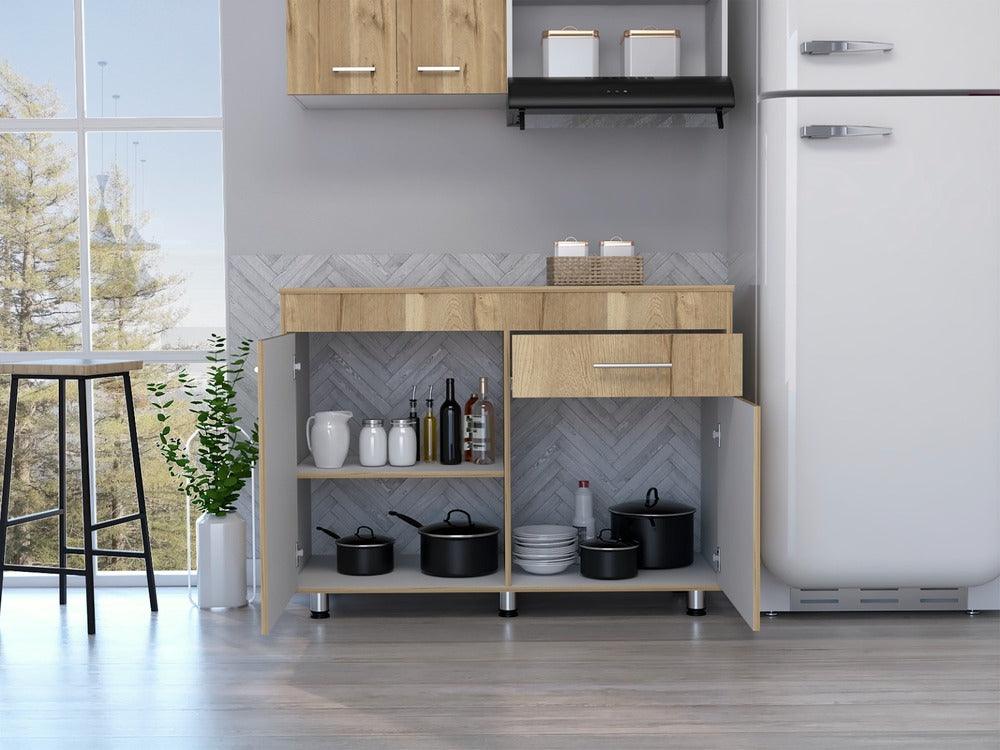 Modulo Inferior Kitchen Niko  Blanco Duna 120 Cm
