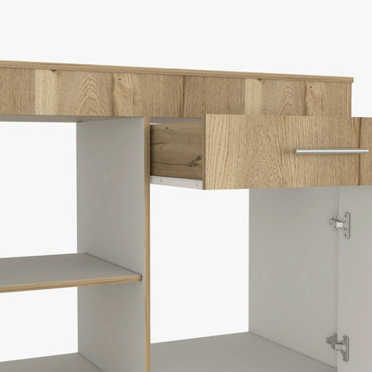 Modulo Inferior Kitchen Niko  Blanco Duna 120 Cm