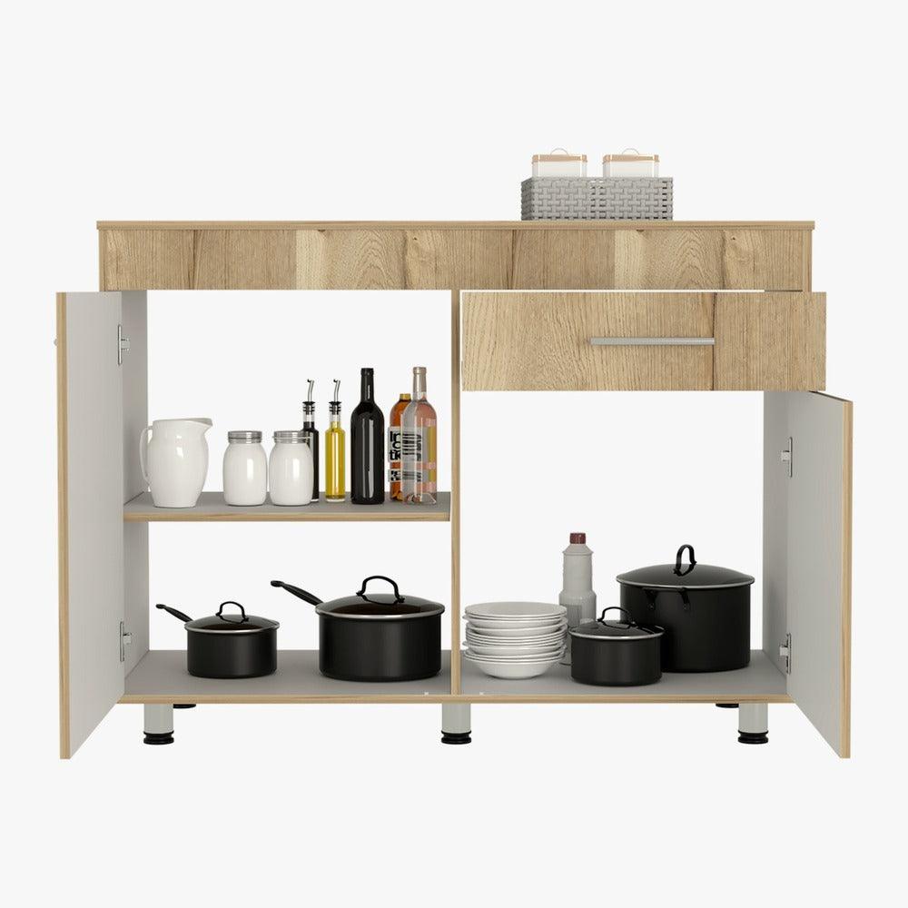 Modulo Inferior Kitchen Niko  Blanco Duna 120 Cm