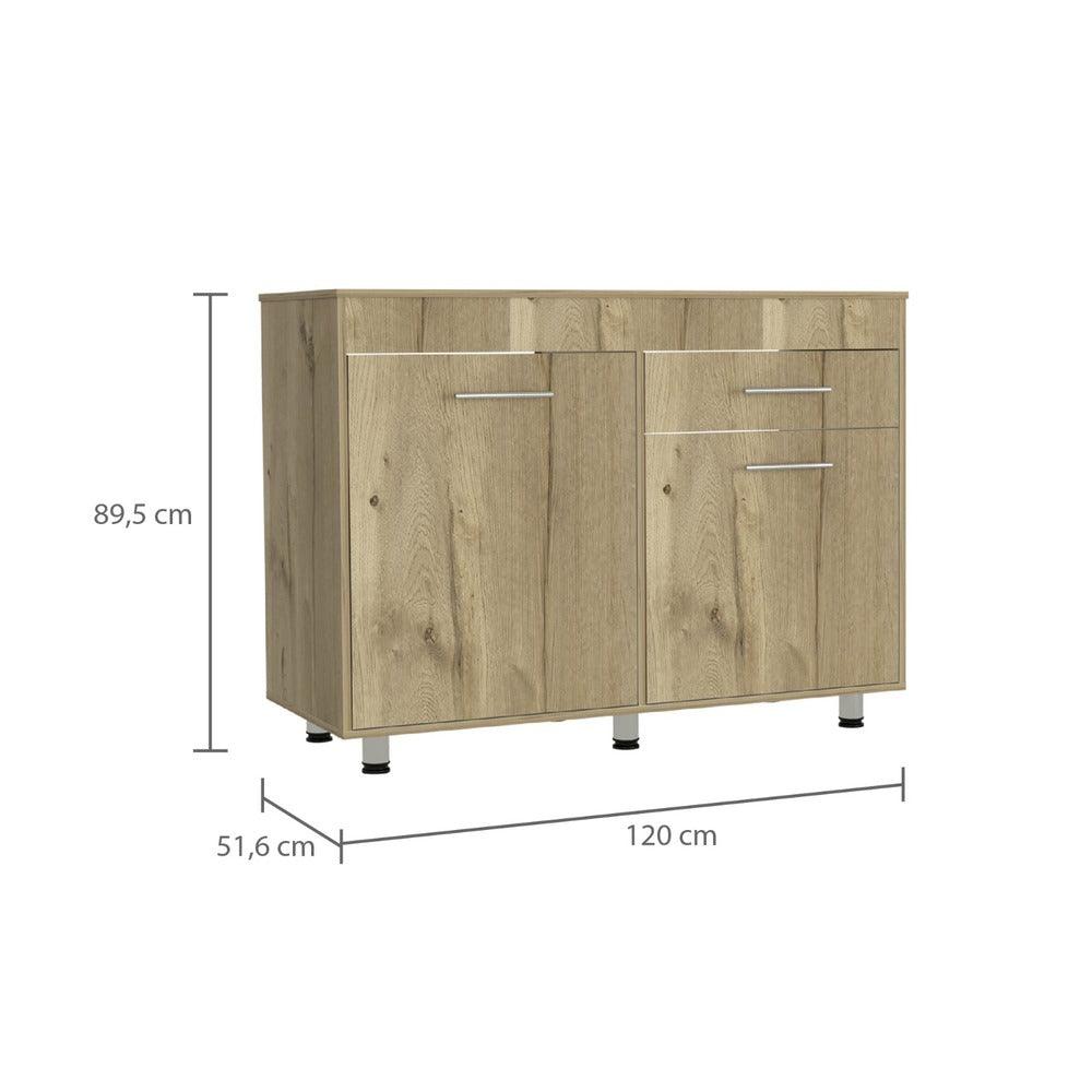 Modulo Inferior Kitchen Niko  Blanco Duna 120 Cm