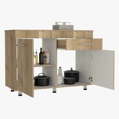 Modulo Inferior Kitchen Niko  Blanco Duna 120 Cm