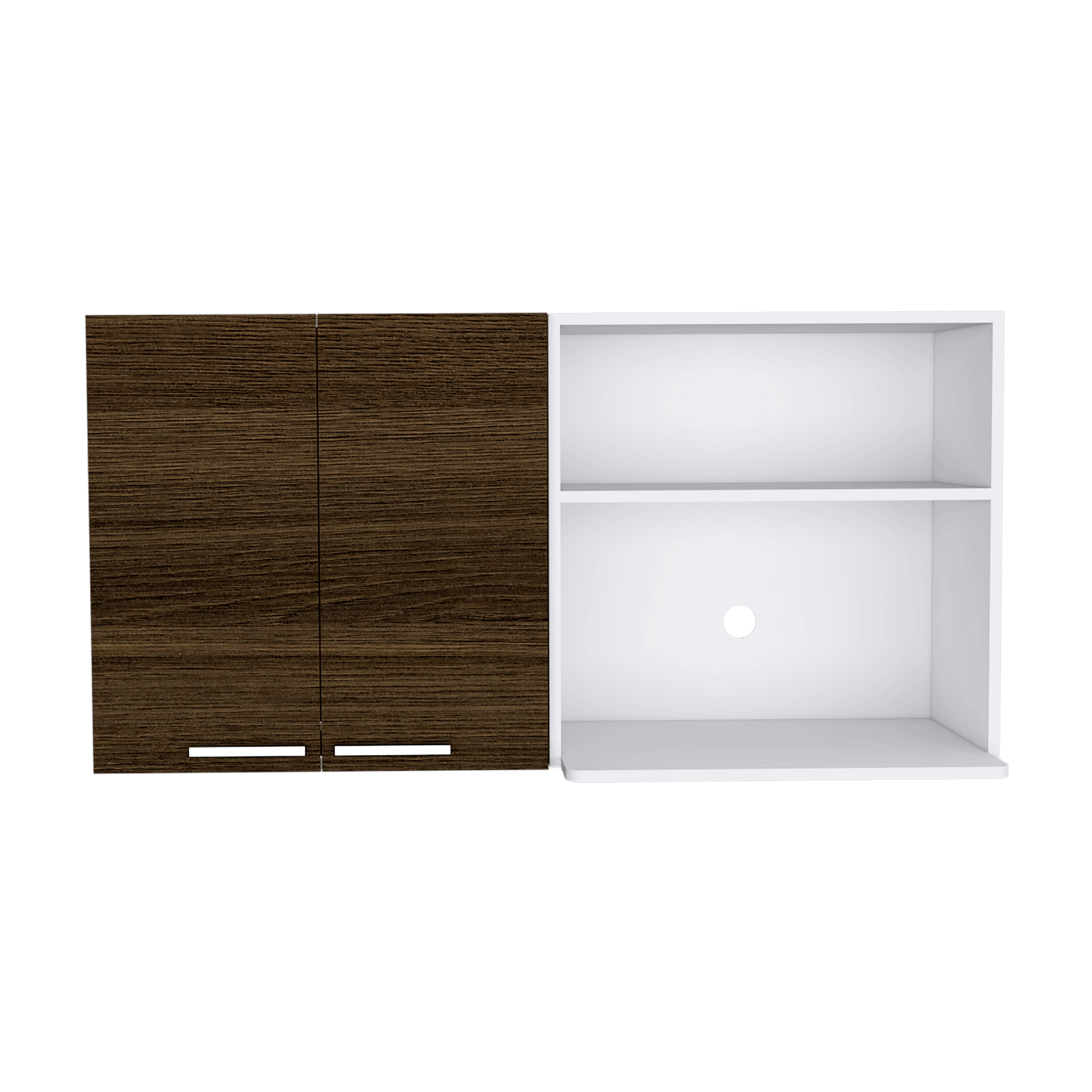 Gabinete Superior Copont Cafe Y Blanco 120 Cm