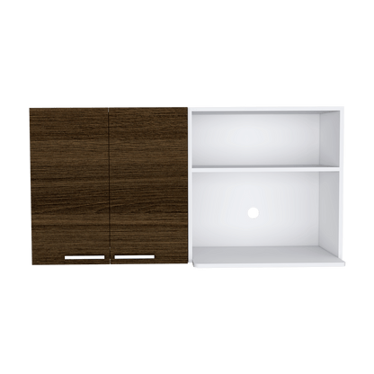 Gabinete Superior Copont Cafe Y Blanco 120 Cm