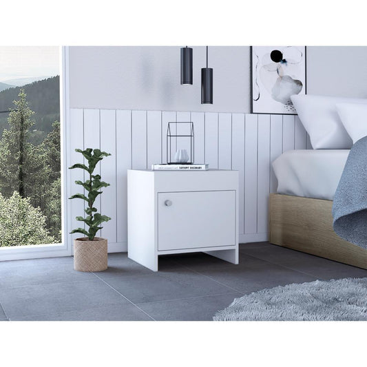 Mesa De Noche Eviré Blanco