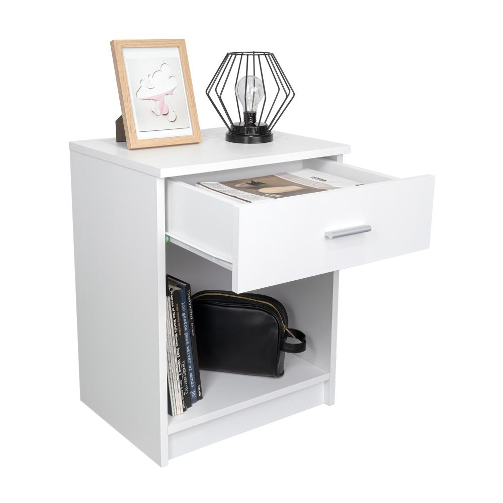 Mesa De Noche Player Eco  Blanco