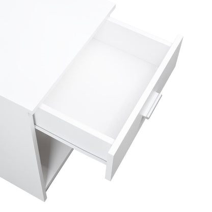 Mesa De Noche Player Eco  Blanco