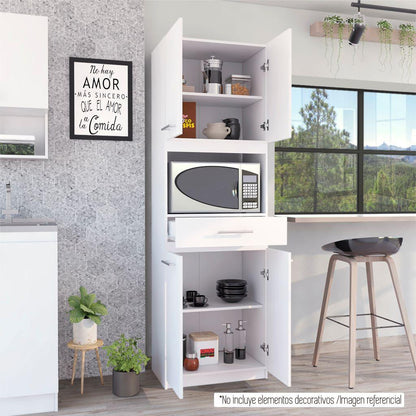 Auxiliar Microondas Alto Velmora  Blanco