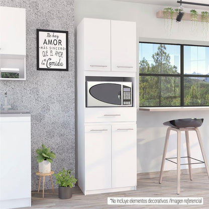 Auxiliar Microondas Alto Velmora  Blanco