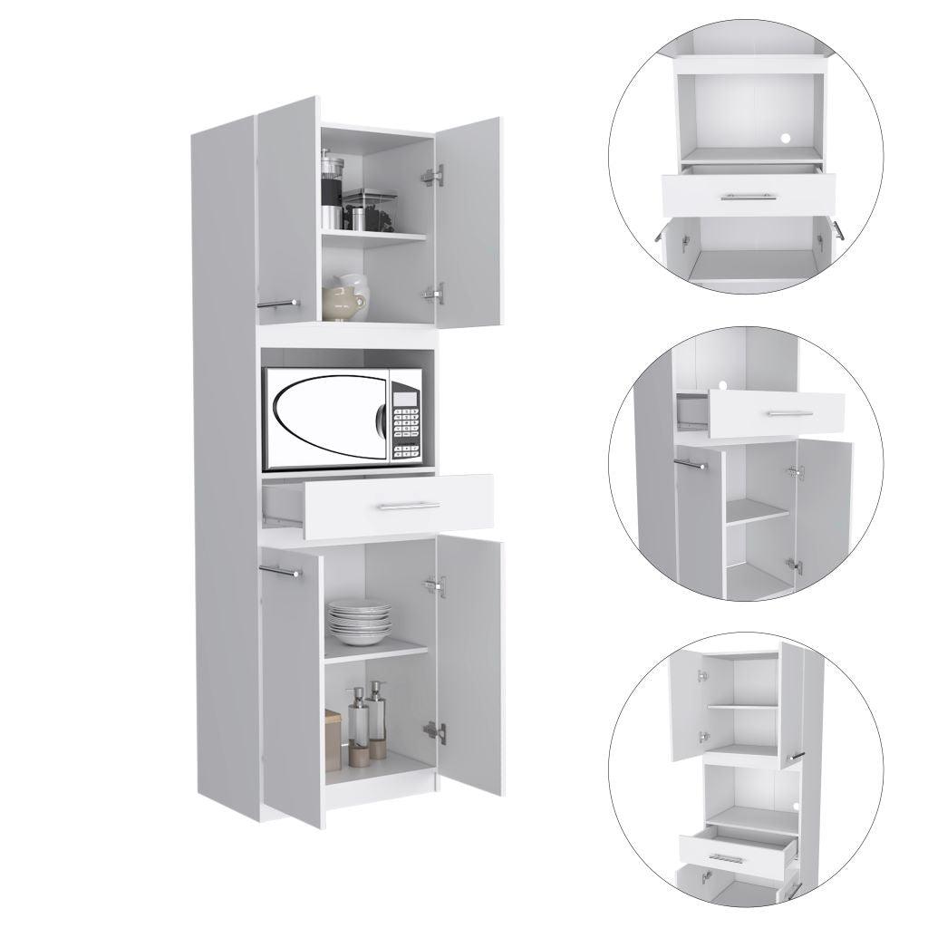 Auxiliar Microondas Alto Velmora  Blanco