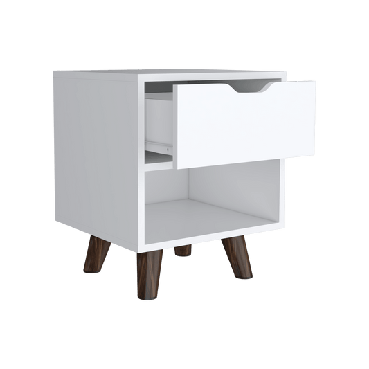 Mesa De Noche Almira Blanco