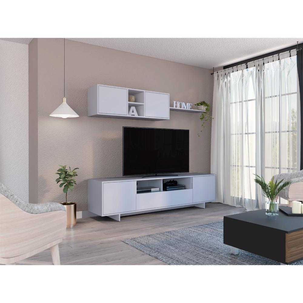 Mesa Para Tv Kairen Blanco