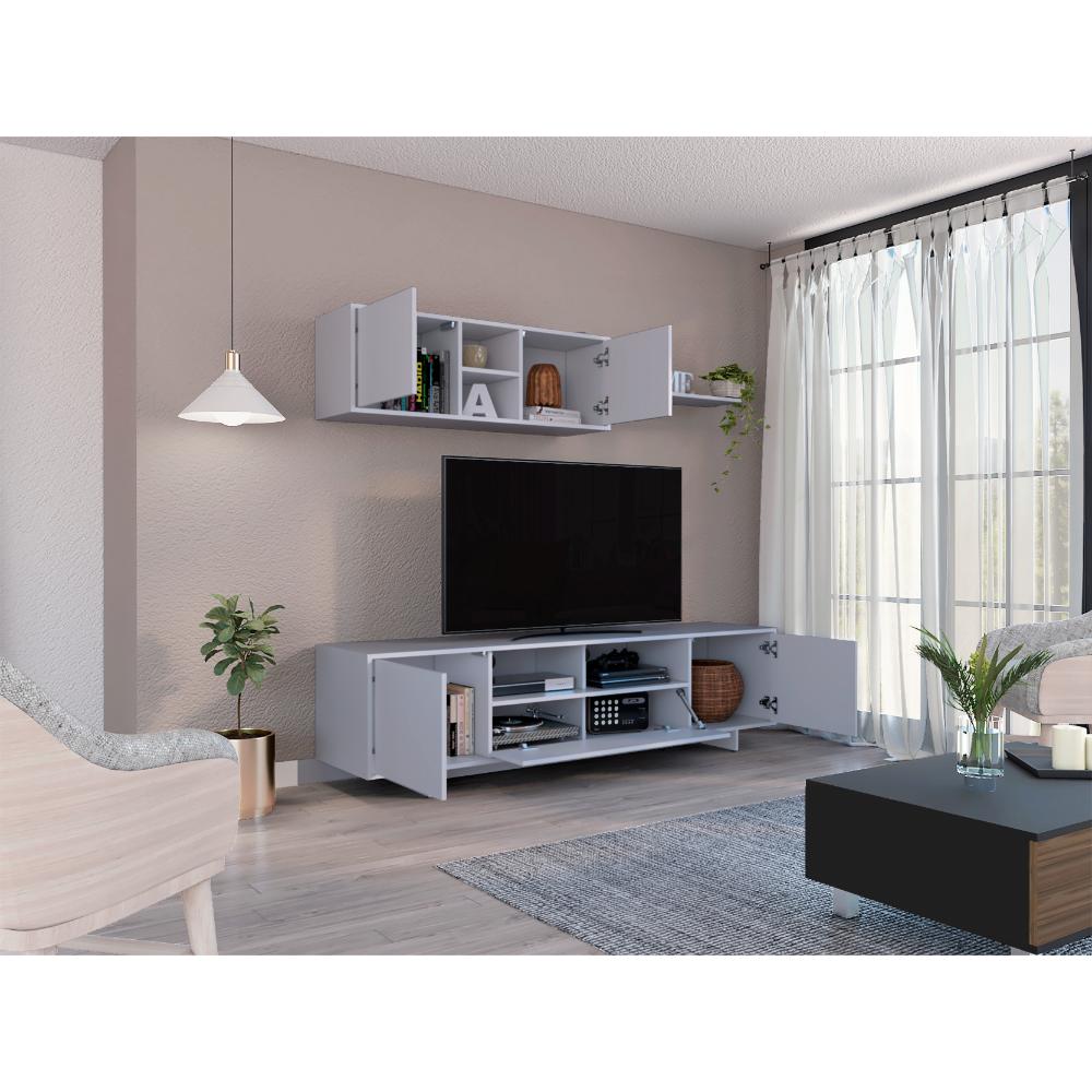 Mesa Para Tv Kairen Blanco