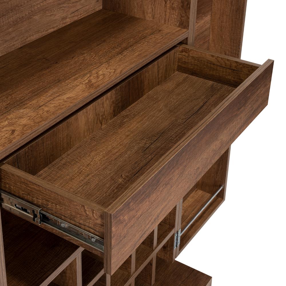 Bar Orvia Con Espejo Alto  Caramelo