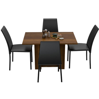 Mesa De Comedor Volina Caramelo 4 Puestos
