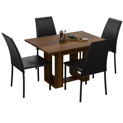 Mesa De Comedor Volina Caramelo 4 Puestos