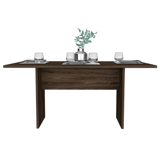Mesa De Comedor Veluna Coñac 6 Puestos
