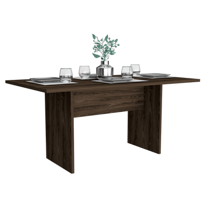 Mesa De Comedor Veluna Coñac 6 Puestos