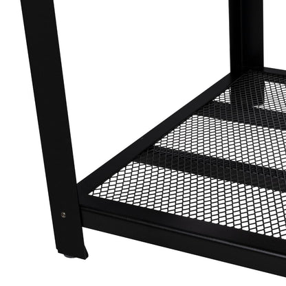 Mesa De Centro Yureli  Duna Y Estructura Metálica Negra