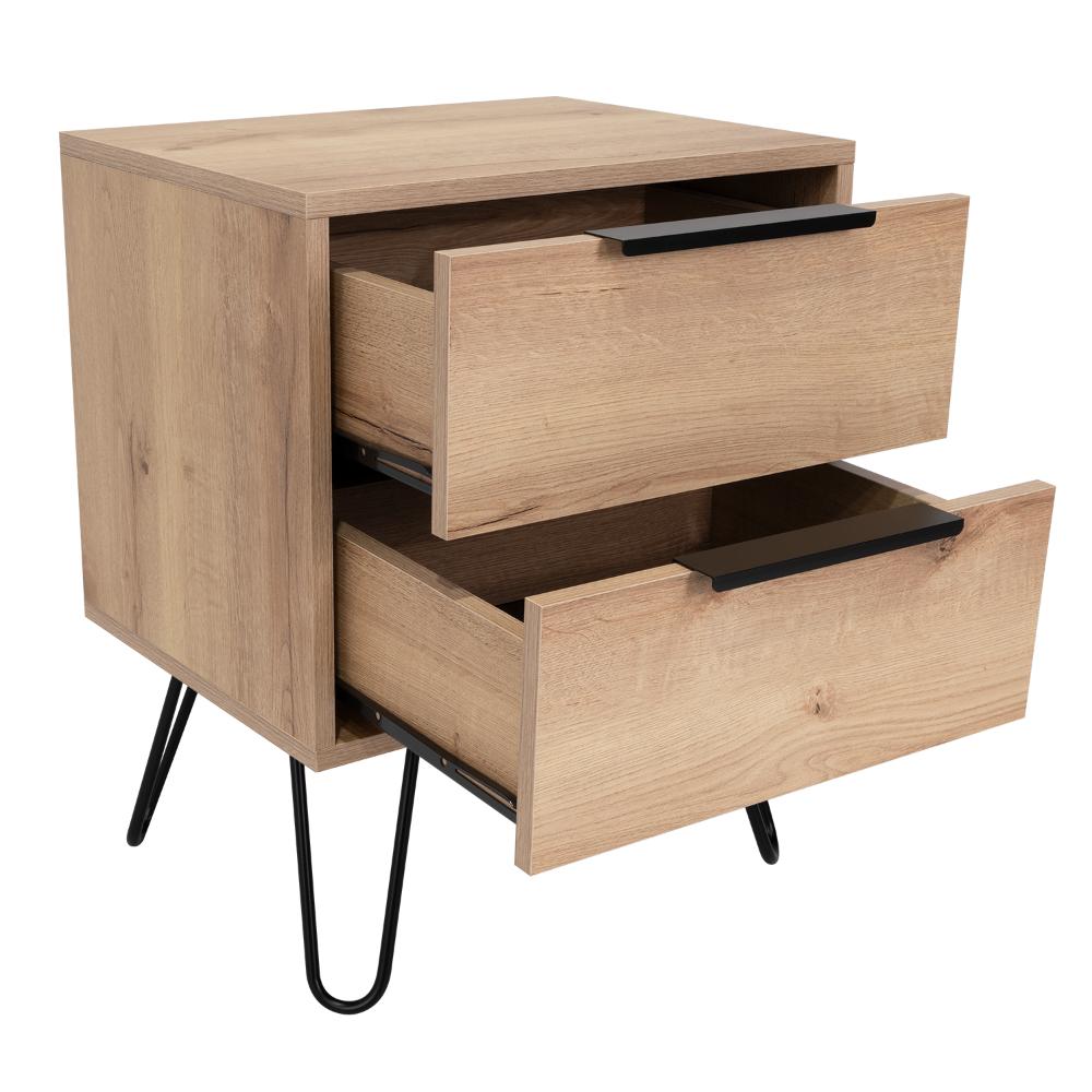Mesa De Noche Lurexa Duna Y Wengue