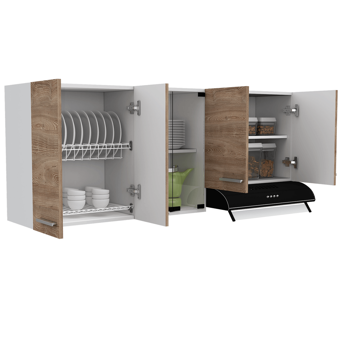 Gabinete Superior Mlyc Miel Y Blanco 150 Cm