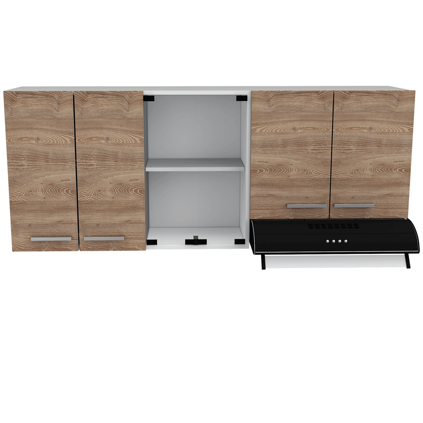 Gabinete Superior Mlyc Miel Y Blanco 150 Cm