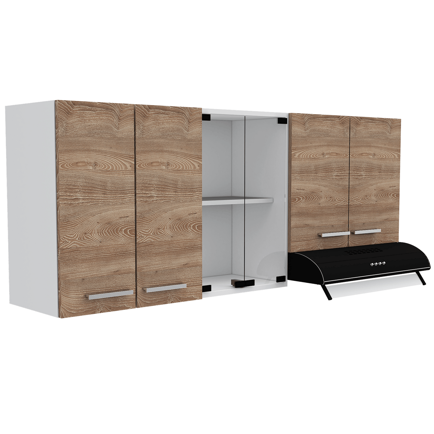 Gabinete Superior Mlyc Miel Y Blanco 150 Cm