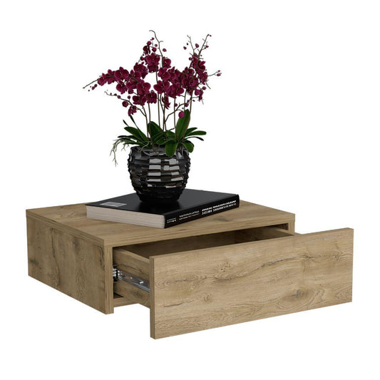 Mesa De Noche Flotante Jumira 40 Macadamia