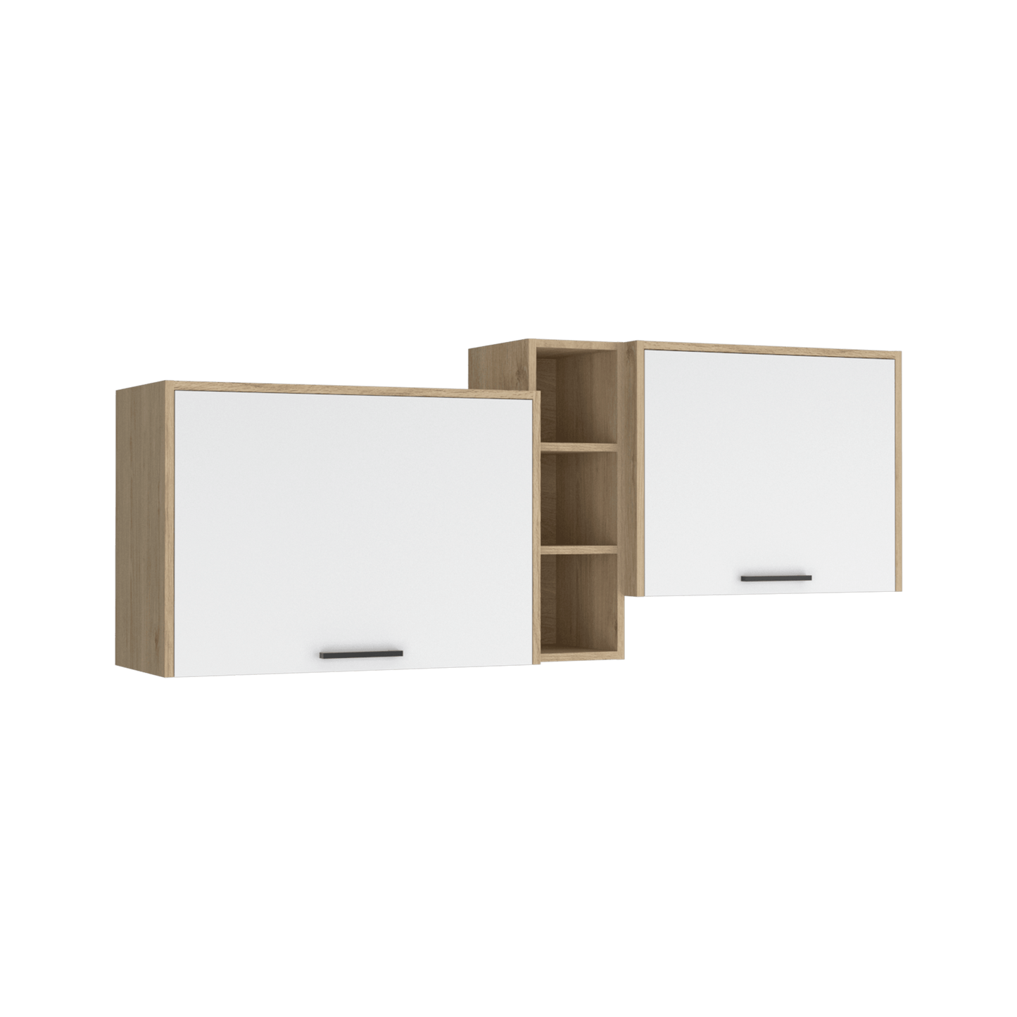 Gabinete Superior Gumbita Rovere Y Blanco 150 Cm