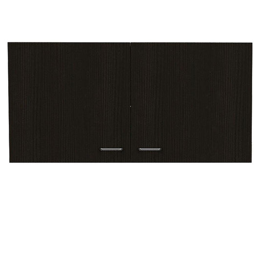 Gabinete Superior Shelf Blanco Y Wengue 100 Cm