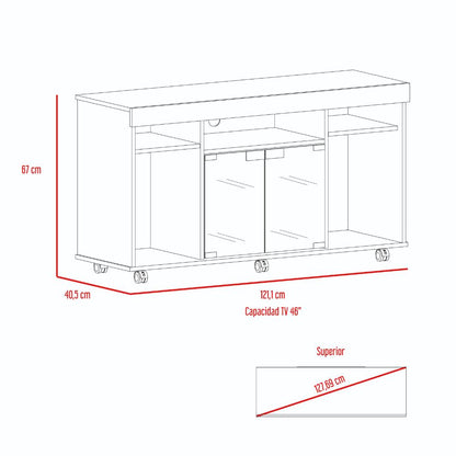 Mesa Para Tv Celuma Wengue Para 46"