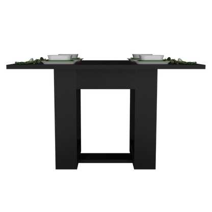 Mesa De Comedor Volina Wengue 4 Puestos