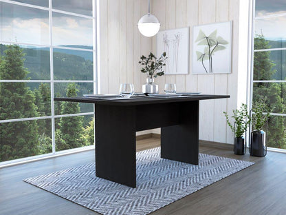 Mesa De Comedor Veluna Wengue 6 Puestos