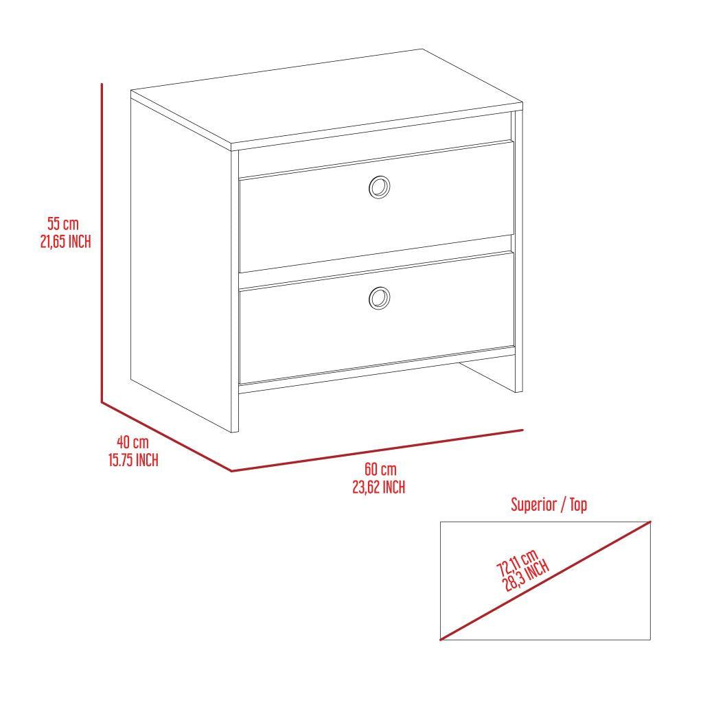 Mesa De Noche Welyra Wengue