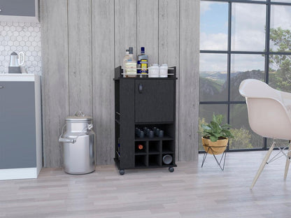 Bar Alevia, Wengue, Con Amplios Espacios Para Ubicar Botellas